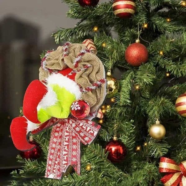 Christmas Thief Pendant Christmas Wreath Christmas Decoration Holiday Props Scene Decoration DIY Door Decoration Z251125