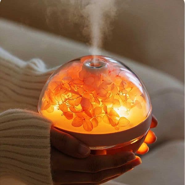 800mAh USB rechargeable battery air humidifier Eternal Flower portable atomizer fragrance diffuser household mini humidifier atomizer X250425