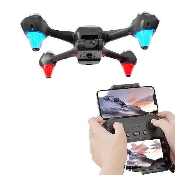AE New GPS Drone K Dual Camera G Laser Obstacle Avoidance Inch LCD Intelligent Screen Control Long Endurance RC Toy