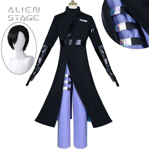 Alien Stage Ivan Till Cosplay Costume Jacquard Fabric Anime Chinese Style Uniform Halloween Costumes for Women Game