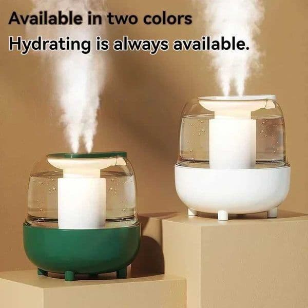 4L large capacity spray humidifier luminous moisturizing three water filter can be added with essential oil diffuser air dehumidifier X250425