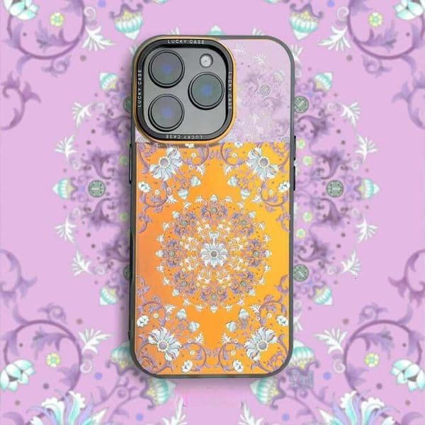 DHcollections Oriental Fantasy Dunhuang Soft Laser Phone Case for iPhone 16 Pro Max 15 Pro Chinese Style Silicone Cover