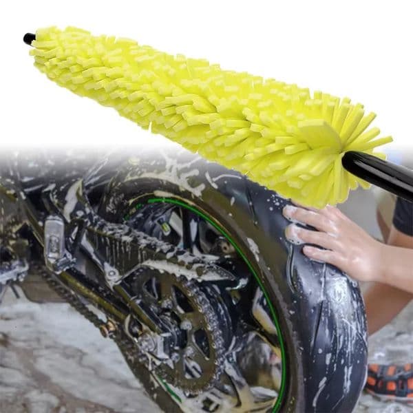 Car wheel brush rim tire detailed information car care motorcycle cleaning antiskid handle easy to clean 250425