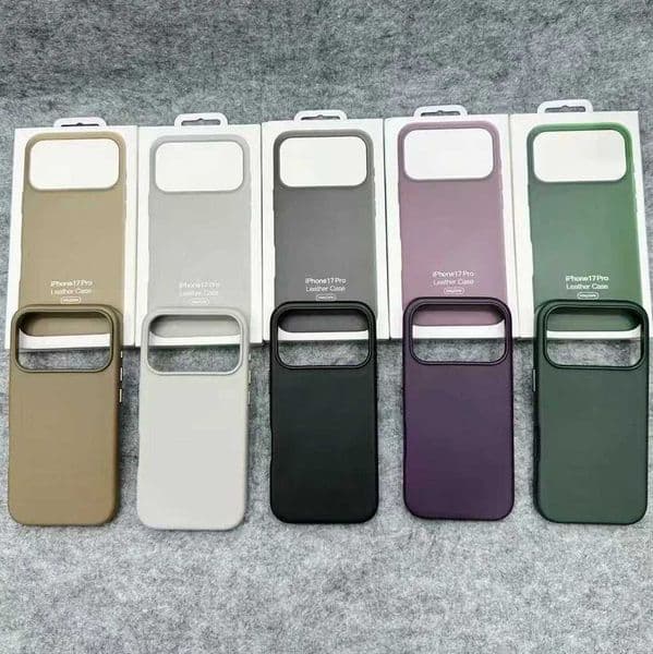 Official Animation Case for Leather Case for Orginal IPhone 17Pro Max 17 Air Wireless Charging Magnetic CoverM251125