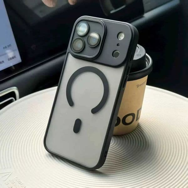 Matte Translucent Clear Lens Protect Phone Case for IPhone 17 Air 17Pro 17 Pro Max Magnetic Wireless Charge CoverM251125