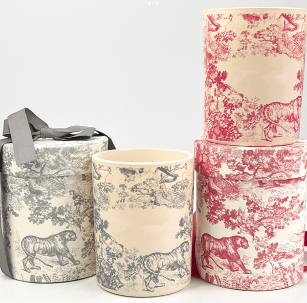 Luxury Toile de Jouy candle Home Decor Diffuser aromatherapy Designer Hortensia Scent candles 280g Perfume fragrances hight quality Christmas gift T260514