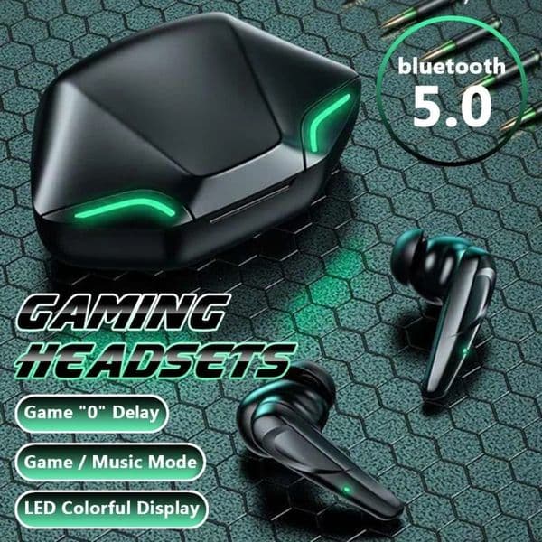 X15PRO bluetooth Earphones Gaming Headsets Low Latency Wireless Headphones Stereo Bass Earbuds Gamer Earbuds with Mic Waterproof