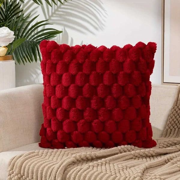 Christmas Red Taffeta Turtle Back Throw Pillow Covers Decor Home Decor Room Decor White Pillowcase for sofa 45x45CMW251126