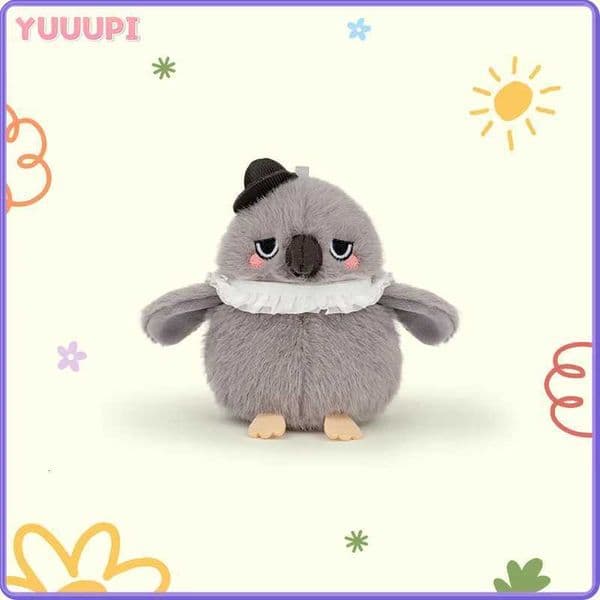 11cm Lifelike Bird Plush Toys Kawaii Owl Plush Pendant Love and Deepspace Grey Black Crow School Bag Keychain Gift Birthday GiftT251126 Z260528