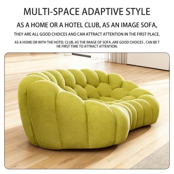 Living Room Furniture---Modern Multi-Seater Fabric Sofa, Comfortable Living Room Leisure Sofa--B-010