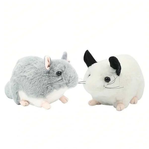 25cm/984in Realistic Chinchilla Mouse Animal Plush Stuffed Doll Kids Toy Home Desktop Decor Stuffed Plush Animals For kids GiftT251126