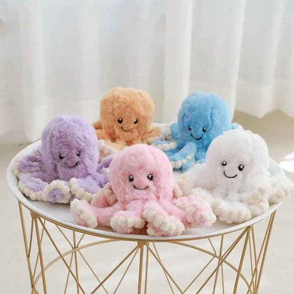 Kaii Toy 18cm Octopus Plush Pendant Soft Stuffed Sea Toys Children Xmas Gift C251202 W260306 W260306
