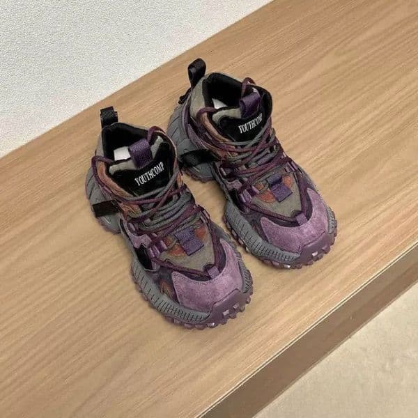2026 new model High top fashion shoes dad s shoes new luxury shoes height increasing shock absorbing color block sports and leisure shoes designer shoes
