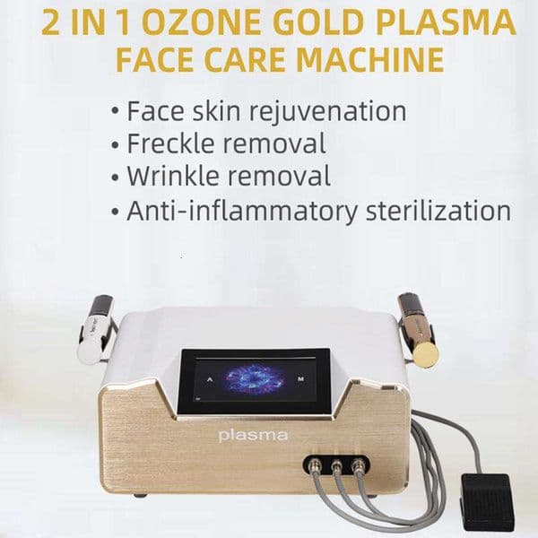 2 In 1 Multifunctional Ozone Plasma Pen Skin Rejuvenation Anti-Inflammatory Flash Plasma Pen For Facial Thinning Wrinkle Reduction Skin Care Cente