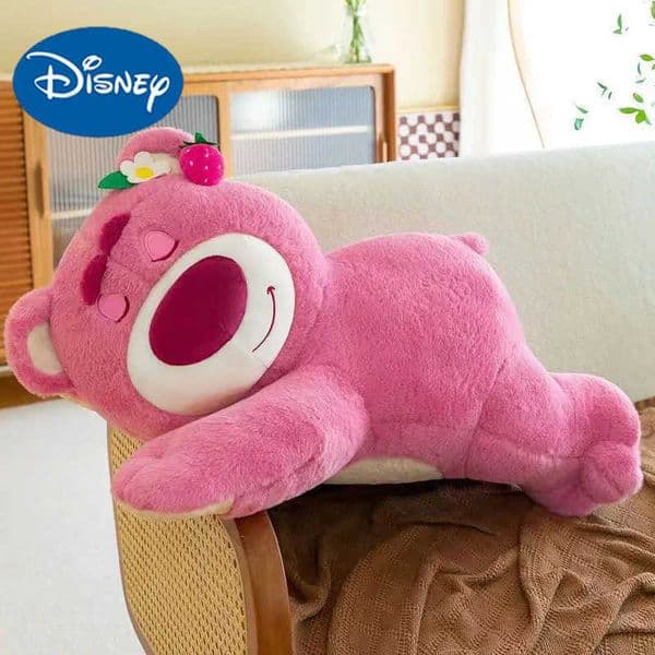 Disney Lots-o-Huggin Bear plush toys Cute Toy Story plushie Strawberry Aroma Soft Doll Lotso Stuffed Pillow Birthday Gift for Kids H251126