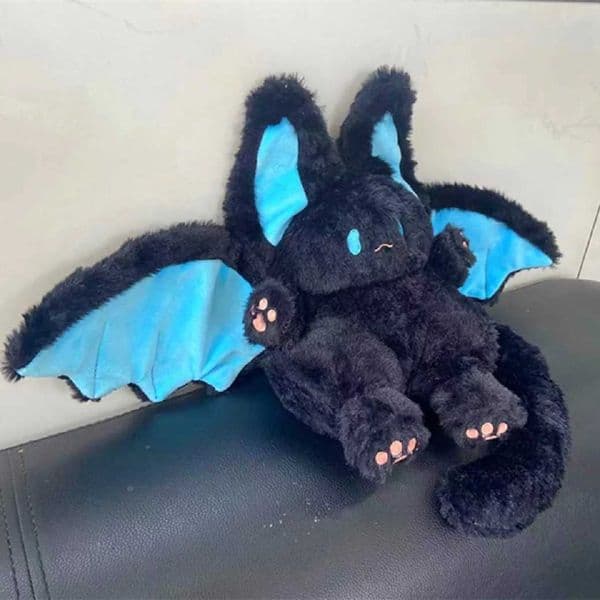 Cartoon Cute Magical Spirit Rabbit Plush Winged Bat Plush Doll Toy Soft Pillow Kawaii Animal Plushie Stuffed Girl Women GiftT251126
