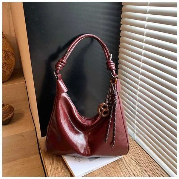 Womens Tote Bag Made Of Sun-Printed Leather Boasting Casual Norway Commuter Vintage Lightweight Look K251127