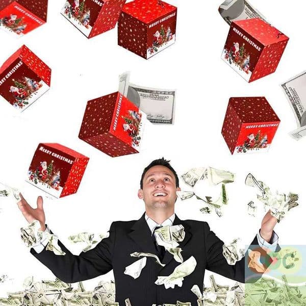 Explosion Surprise Fund Gift Box Bouncing POP-Up Box Festive Christmas Surprise Z251127