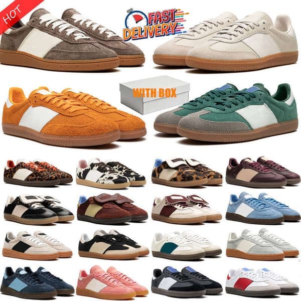 Sneakers Designer Casual Shoes Men Women Platform Leopard Core Gum OG Cardboard White Pony Navy Silver Brown Blue Pink Green Shoe Sports Trainers With Box Eur 36-45