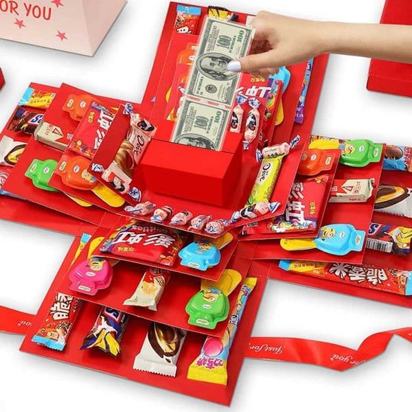 5-Layer DIY Creative Explosion Gift Box Create Various Gifts By Yourself Mysterious Self-made Gift for Birthday Christmas Z251127