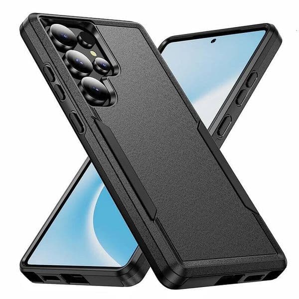 Armor Funda For Samsung Ultra S25+ S 25 Edge Case Hard PC+TPU Camera Protector Back Cover Galaxy S25 Plus S25ultra FE
