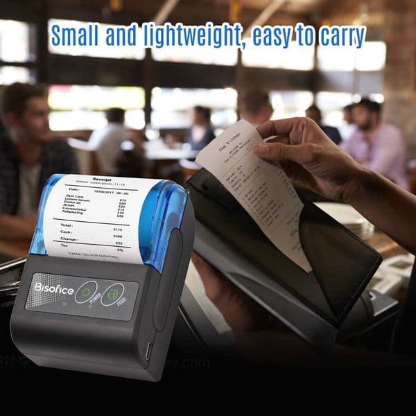 Thermal Printer 2 In Wireless USB Receipt Bill Ticket Printer with 58mm Print Paper for IOS Android Windows for Restaurant Ss H251127
