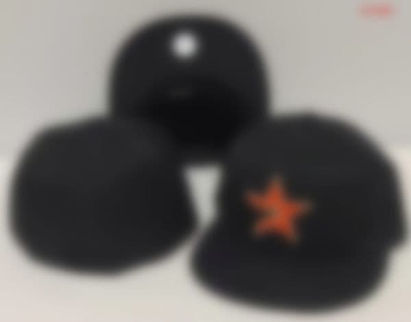 Baseball Astros 2024 Mens Baseball Team 2024 World Series Champions Full Closed Caps Summer Letter Bone Black Color Casual Sport Flat Fitted Hats y1