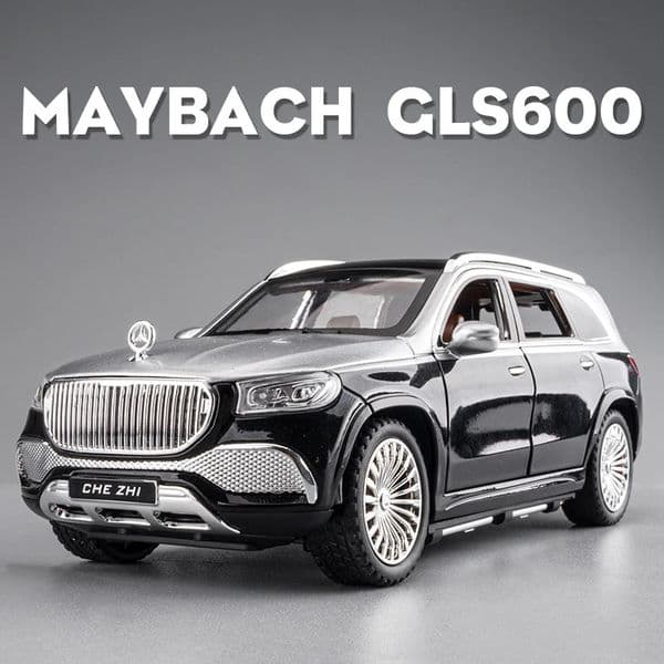 124 Maybach GLS600 SUV Alloy Metal Diecast Model Toy Car Vehicles Sound and light For Children Boy Toys gift 251111