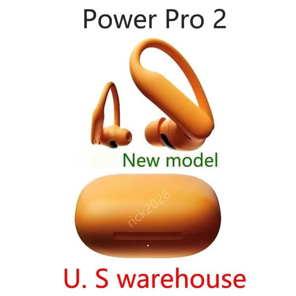 Sport Wireless Power Pro 2 Pop up Noise cancelling Bluetooth Earphones - True wireless headphones with comfortable earplugs, suitable for running, gym workouts