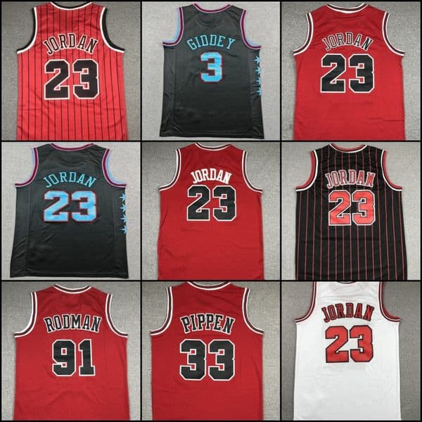 Josh Giddey 23 Michael Basketball Jerseys Scottie 33 Pippen Dennis 91 Rodman Demar