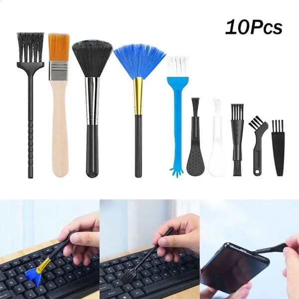10 Keyboard Cleaning Brush Kit for Laptop USB Home Tools 250425