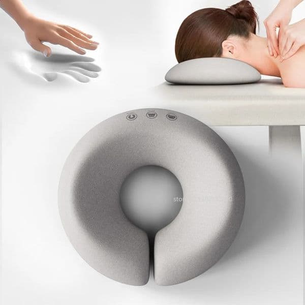 Ergonomics Massage Lying Down Pillow Relax Memory Foam Head Cradle Headrest Beauty Salon Face Cushion for SPA Nap Pillow 250427