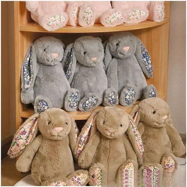 2026 Dolls Jelly Bonnie JC Dropped Ear Plush Toy Shy Rabbit Doll Childrens Soothing Pillow Gift s111