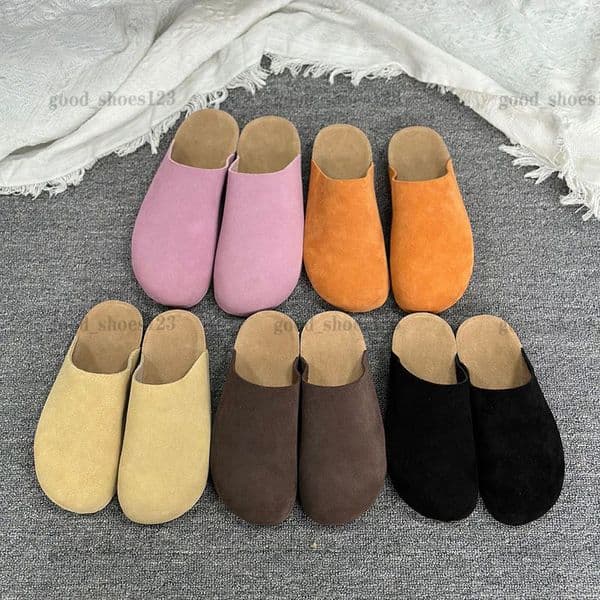 Top Sport Market Adimule Slides ogs Women Men Slippers Flat Fashion Autumn Sandals Casual Shoes ustnet Khaki Moa Pink Suede malist J260324