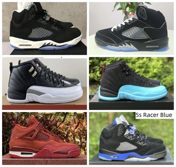 Basketball Shoe Gamma Blue Sneakers Cherry Red Taxi Flu Game Playoffs Sail Metallic Black Olive Khaki Men Women Sports Shoes New Arrival Top Quality