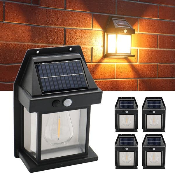 Energy Saving Motion Detection Solar Popular Outdoor Waterproof Activated Wall Mounting Outside Led Solar Garden Solar Light