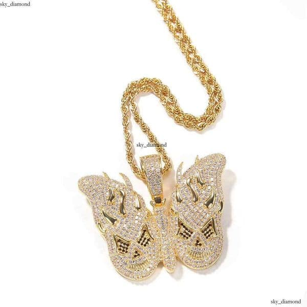 Hip-Hop Jewelry Icy Pendant 18K VVS Moissanite GRA 14K Gold-Plated IGI Cute Meme Unisex Necklace