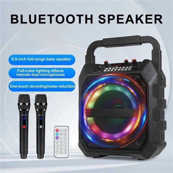 2025 New Portable Karaoke Speaker Pro Wireless Microphone All-in-One 100W Bass for He KTV Outdoor Y251128