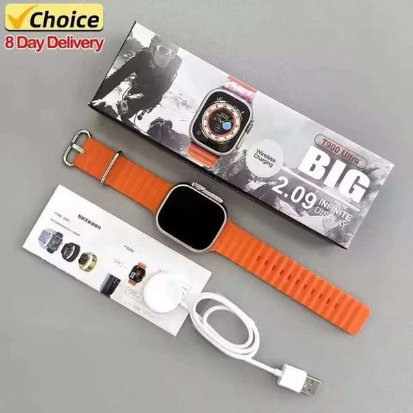 2025 New T900 Smartwatch 49mm 2.09" AMOLED Screen NFC Fiess Waterproof Watches for Man IWO Ultra 9 Smart Watch Men