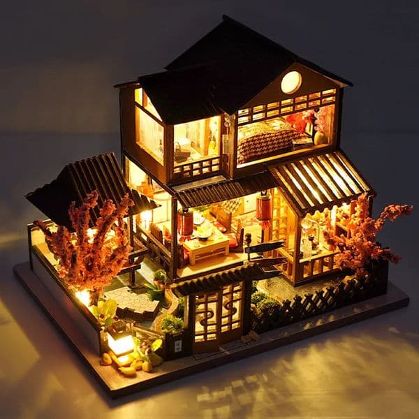 Diy Small Doll House Wooden Casa Roombox Dollhouse With Furniture Light Home Handmade Assembly Miniature Toys Birthday Gifts 251126BJ