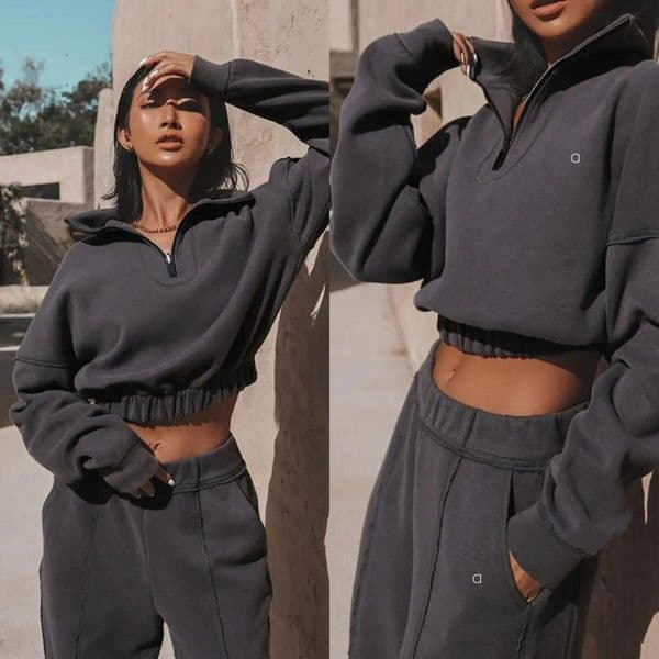 A133 Women Fashion Sports Leisure Hoodie Set With 3D Sports Hoodie Or Jogger Sweatpants