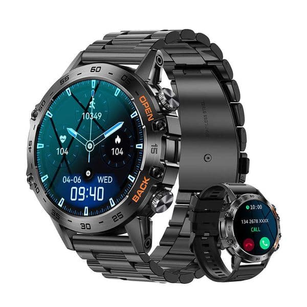 Steel 1.39 BT Call Smart Watch Men Sports Fitness Tracker Watches IP67 Waterproof Smartwatch for Android IOS 26Y0422