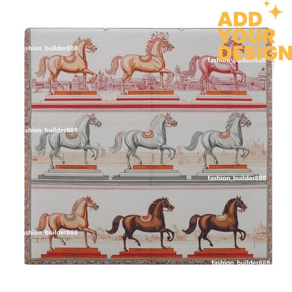 Custom H Pad core material Horse Pattern Luxury Foam Seat Cushion Chair Pad Office Chair Cushion for Enhanced Comfort Posture Support Ideal for Office Cushion H4