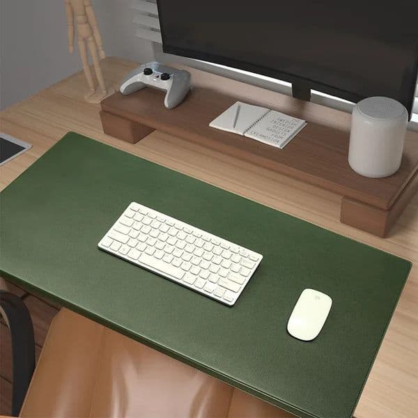 Folding Big Mouse Pad Elbow Guard Wrist guard PU Leather Office Desk Mat Laptop Computer Pad Gaming mousepad desk mat 251121