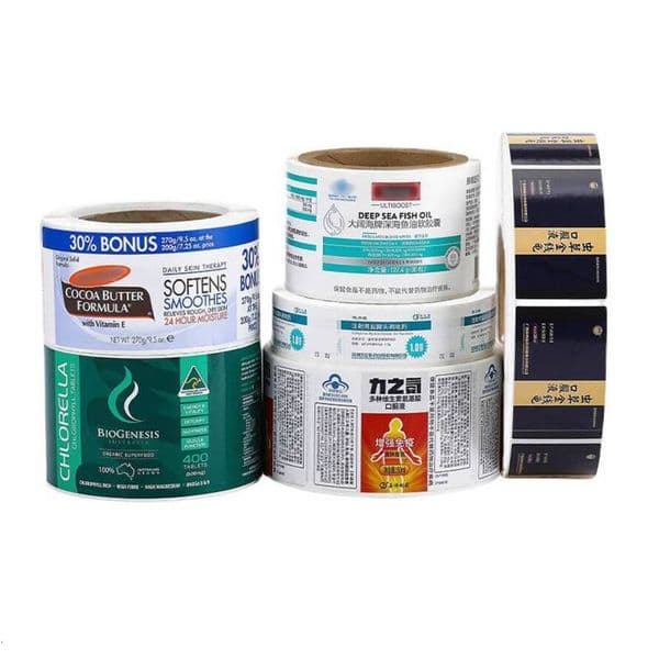 Custom Food Labels Beverage Drink Health Products Gummies Medicine Oral Liquid Bottle Adhesive Stickers Customization