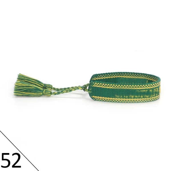 Bohemian ethnic style letter woven bracelet hand-embroidered chain a1 01