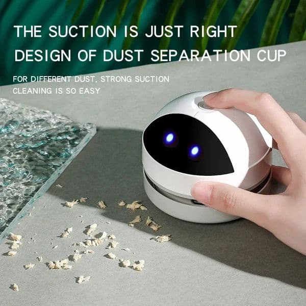 Desktop vacuum cleaner with cleaning brush suitable for home office desk desktop mini USB charging 250424