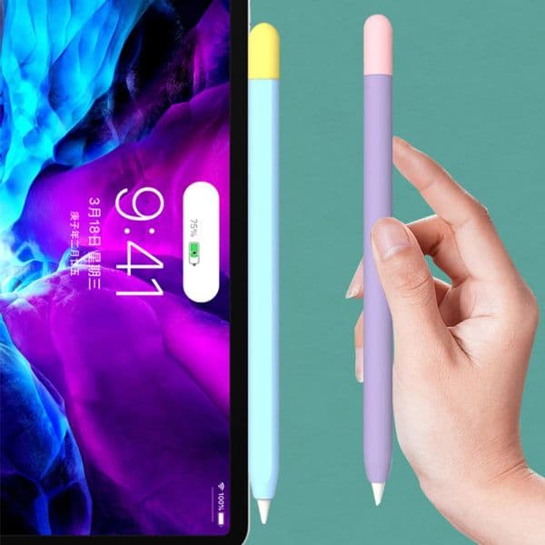 For Apple Pencil 2 Gen Stylus Pen Case Soft Silicone Ultra Thin Protective Cover for iPad Pencil 2nd Generation Sleeve