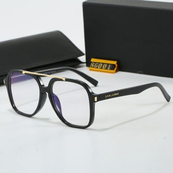 Designer sunglasses luxury sunglasses for woman rendy S-L letter brand-Style glasses - Square Frame with Metal Accents, Multi-Color Options, UV-Protective