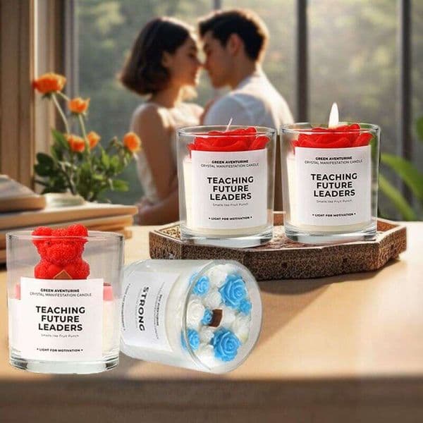 Candle Gift Vanilla Candle Christmas Candles Soy Wax Smokeless Aromatherapy Gift Creative Scented CandleY260311 Z260520